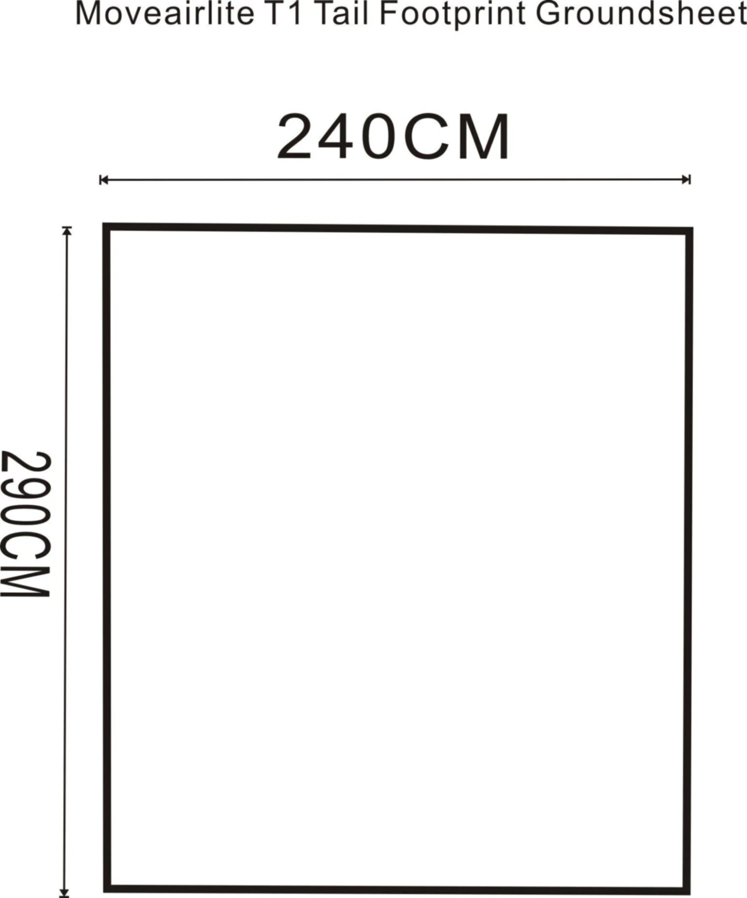 Outdoor Revolution Movelite T1 Tail Footprint 3 Outdoor Revolution Movelite T1 Tail Footprint