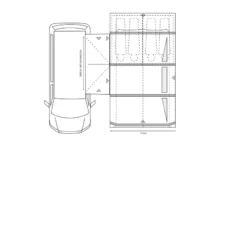 Outdoor Revolution Movelite T4E Highline Awning (255-305cm) -Pieces Cycliste Magasin movelite t4e floor1 pe 1