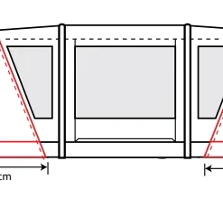Outdoor Revolution Cayman Combo PC Zip-on Porch Door -Pieces Cycliste Magasin orda1029 floor2
