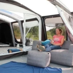 Outdoor Revolution O-Zone 6.0XTR Safari Tent (2022) 23 Outdoor Revolution O-Zone 6.0XTR Safari Tent (2022) -Pieces Cycliste Magasin porch door 1