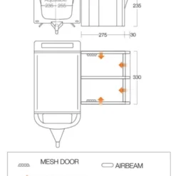Vango Airbeam Vango Riviera Air 330 Elements ProShield Caravan Awning (2023) -Pieces Cycliste Magasin riviera 330 floorplan