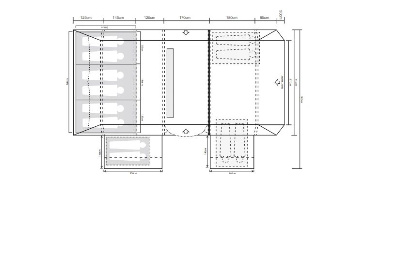 Outdoor Revolution O-Zone 8.0 Safari Lodge Tent 6 Outdoor Revolution O-Zone 8.0 Safari Lodge Tent – Image 4