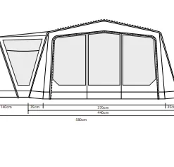 Outdoor Revolution O-Zone 8.0 Safari Lodge Tent 18 Outdoor Revolution O-Zone 8.0 Safari Lodge Tent -Pieces Cycliste Magasin safari lodge floorplans 2