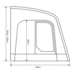 Outdoor Revolution Sportlite Air 400 Caravan Awning -Pieces Cycliste Magasin sportlite 400 flr2
