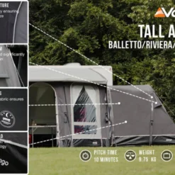 Vango Airbeam Vango Tall Annex Elements ProShield (Balletto And Tuscany) 10 Vango Airbeam Vango Tall Annex Elements ProShield (Balletto And Tuscany) -Pieces Cycliste Magasin tall annex elements proshield ballettorivieratuscany low res