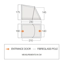 Vango Airbeam Vango Balletto Tall Annex Elements Shield (2022) 8 Vango Airbeam Vango Balletto Tall Annex Elements Shield (2022) -Pieces Cycliste Magasin tall annex elements shield balletto