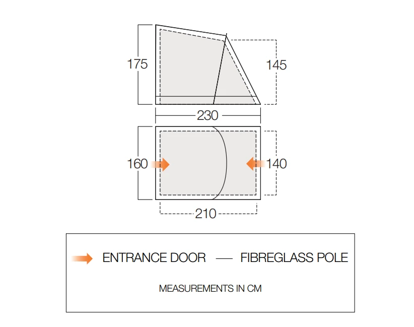 Vango Airbeam Vango Balletto Tall Annex Elements Shield (2022) 5 Vango Airbeam Vango Balletto Tall Annex Elements Shield (2022) – Image 3