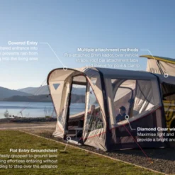 Vango Airbeam Vango Tolga VW Low Awning (Shadow Grey) 13 Vango Airbeam Vango Tolga VW Low Awning (Shadow Grey) -Pieces Cycliste Magasin tolga2