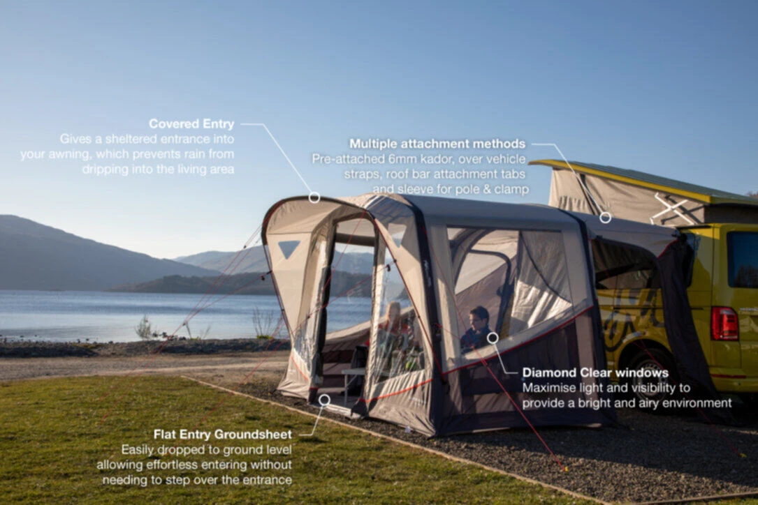 Vango Airbeam Vango Tolga VW Low Awning (Shadow Grey) 7 Vango Airbeam Vango Tolga VW Low Awning (Shadow Grey) – Image 5