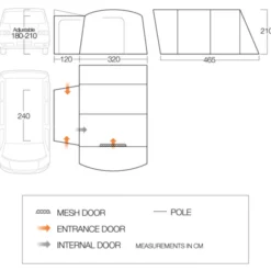 Vango Galli Low Poled Awning (2023)