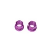 Paire D'écrous Salt Plus Pour Axe 10mm Argent -Pieces Cycliste Magasin boulons ecrous salt plus male 14 mm pruple