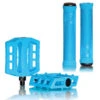 Pack DEMOLITION Pédales + Poignées Bleu Glacier 1 Pack DEMOLITION Pédales + Poignées Bleu Glacier -Pieces Cycliste Magasin pack demolition pedales poignees bleu glacier