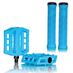Pack DEMOLITION Pédales + Poignées VLM Bleu Glacier
