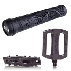 Pack DEMOLITION Pédales Trooper Noir + Poignées ODI Hucker Noir