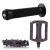 Pack DEMOLITION Pédales Trooper Noir + Poignées ODI Longneck Std Noir 1 Pack DEMOLITION Pédales Trooper Noir + Poignées ODI Longneck Std Noir -Pieces Cycliste Magasin pack demolition pedales trooper noir poignees odi longneck std noir