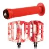 Pack DEMOLITION Pédales Trooper Rouge-blanc + Poignées ODI Longneck Std Rouge 2 Pack DEMOLITION Pédales Trooper Rouge-blanc + Poignées ODI Longneck Std Rouge -Pieces Cycliste Magasin pack demolition pedales trooper rouge blanc poignees odi longneck std rouge