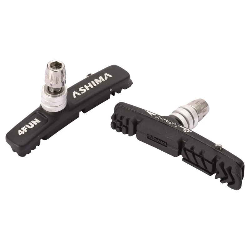 PATINS DE FREINS ASHIMA 72mm Noir 3 PATINS DE FREINS ASHIMA 72mm Noir