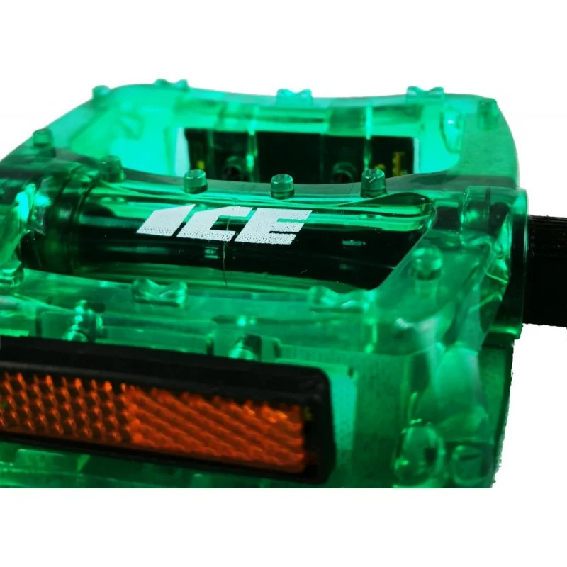 PEDALES ICE FAST 9/16ème Kristal Vertes 5 PEDALES ICE FAST 9/16ème Kristal Vertes – Image 3