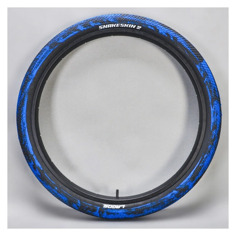 Pneus SnakeSkin 2 De Mafia Bikes X2 (paire) - 26 Pouces - Marble Bleu 3 Pneus SnakeSkin 2 De Mafia Bikes X2 (paire) - 26 Pouces - Marble Bleu