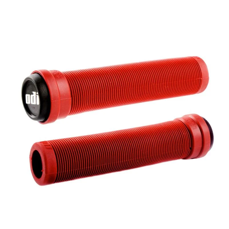 Poignées ODI Longneck Flangeless Rouges 3 Poignées ODI Longneck Flangeless Rouges