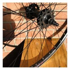 Pieces Cycliste Magasin -Pieces Cycliste Magasin roue arriere custom bikelife x collective 29 pouces a disk noire wheeling bike 1