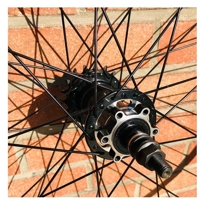 Roue Arrière Custom Bikelife X Collective 29 Pouces à Disk Noire - Wheeling Bike 8 Roue Arrière Custom Bikelife X Collective 29 Pouces à Disk Noire - Wheeling Bike – Image 6