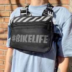 Sacoche BIKELIFE Chest Rig Noire -Pieces Cycliste Magasin sacoche bikelife chest rig noire 2