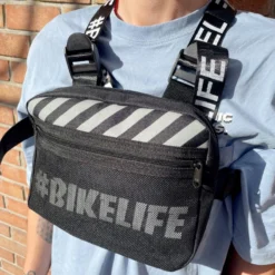 Sacoche BIKELIFE Chest Rig Noire -Pieces Cycliste Magasin sacoche bikelife chest rig noire 3
