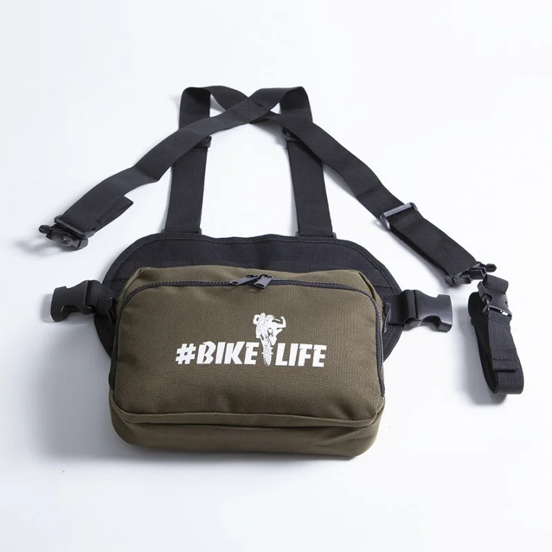 Sacoche BIKELIFE PATROX Chest Rig Army Green 3 Sacoche BIKELIFE PATROX Chest Rig Army Green