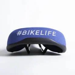 Selle BIKELIFE Bleue Logo Blanc 9 Selle BIKELIFE Bleue Logo Blanc -Pieces Cycliste Magasin selle bikelife bleue logo blanc 2