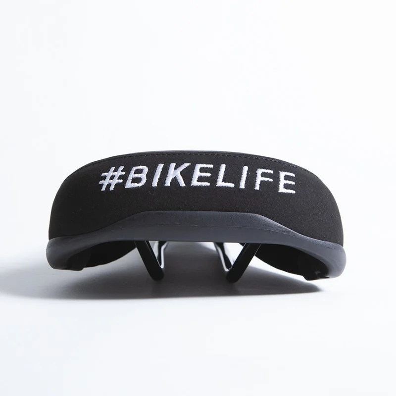 Selle BIKELIFE Noire Logo Blanc 5 Selle BIKELIFE Noire Logo Blanc – Image 3
