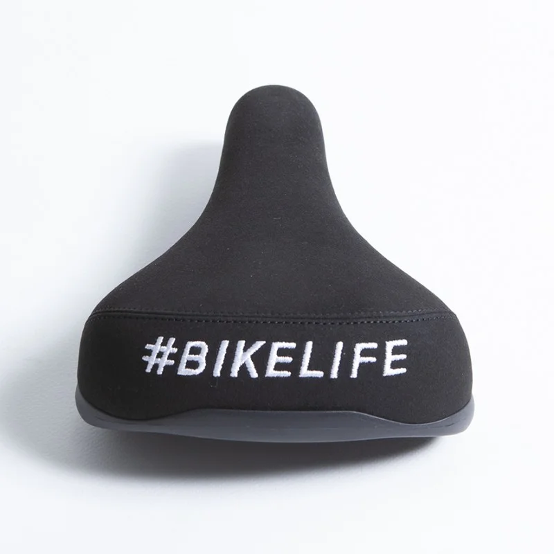 Selle BIKELIFE Noire Logo Blanc 7 Selle BIKELIFE Noire Logo Blanc – Image 5