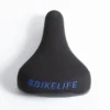 Selle BIKELIFE Noire Logo Bleu 1 Selle BIKELIFE Noire Logo Bleu -Pieces Cycliste Magasin selle bikelife noire logo bleu