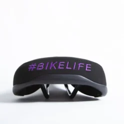 Selle BIKELIFE Noire Logo Violet 8 Selle BIKELIFE Noire Logo Violet -Pieces Cycliste Magasin selle bikelife noire logo violet 2