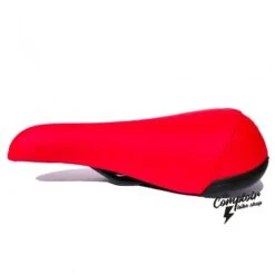 Selle BIKELIFE Rouge Logo Blanc -Pieces Cycliste Magasin selle bikelife rouge logo blanc 2