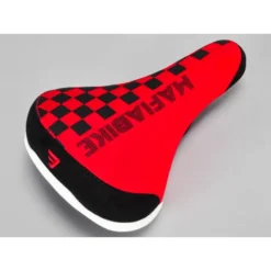 Selle Mafia Bike Checkerboard Rouge -Pieces Cycliste Magasin selle mafia bike checkerboard rouge 3