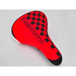 Selle Mafia Bike Checkerboard Rouge -Pieces Cycliste Magasin selle mafia bike checkerboard rouge 4