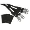 Straps Double BLB Cuir Pour Fixie Ou Vélo à Pignon Fixe - Noirs -Pieces Cycliste Magasin straps double blb cuir pour fixie ou velo a pignon fixe noirs