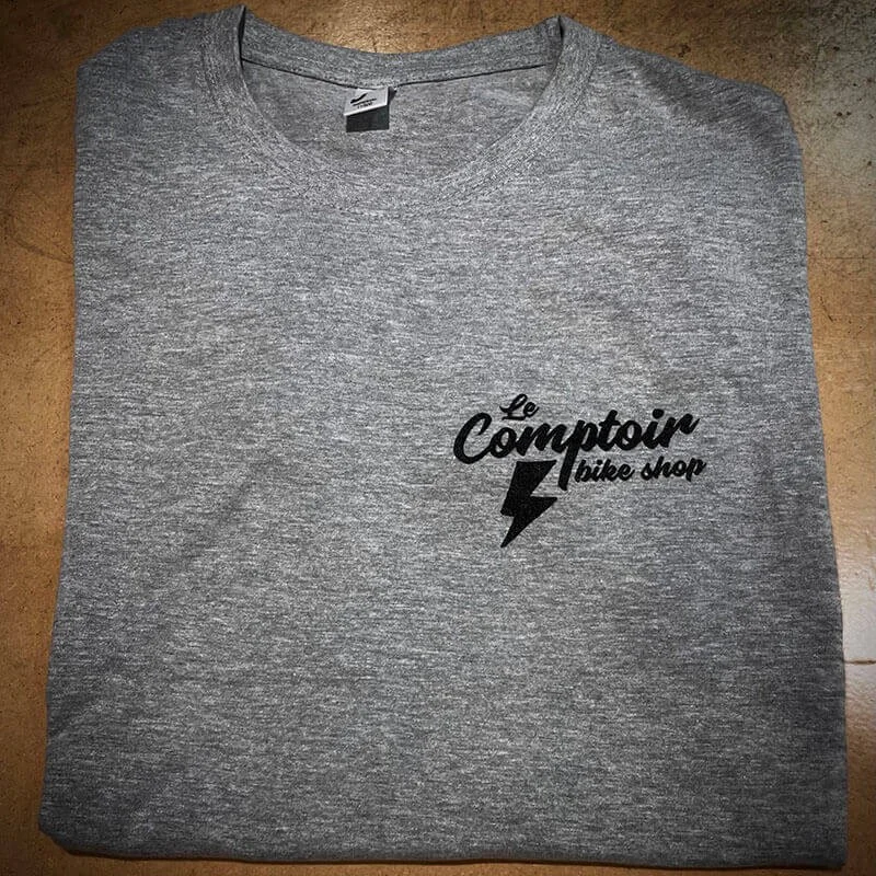 T-SHIRT LE COMPTOIR 2021 Gris Chiné Medium 5 T-SHIRT LE COMPTOIR 2021 Gris Chiné Medium – Image 3