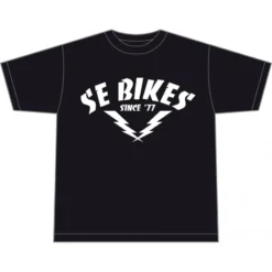 Se-bikes T-SHIRT SE BIKES LIGHTNING L BLK